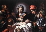 Bernardo Strozzi The Adoration of the Shepherds oil painting on canvas